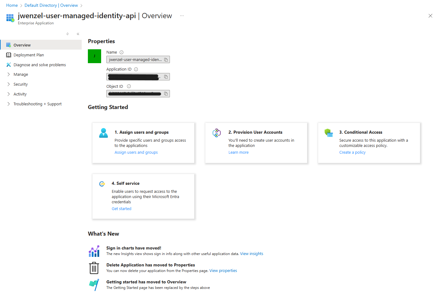 Enterprise application id