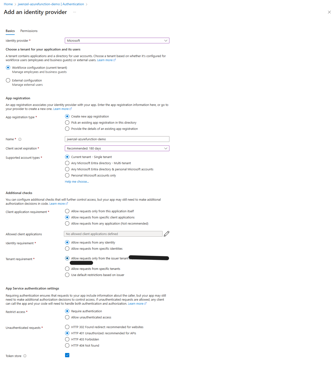 Add an identity provider